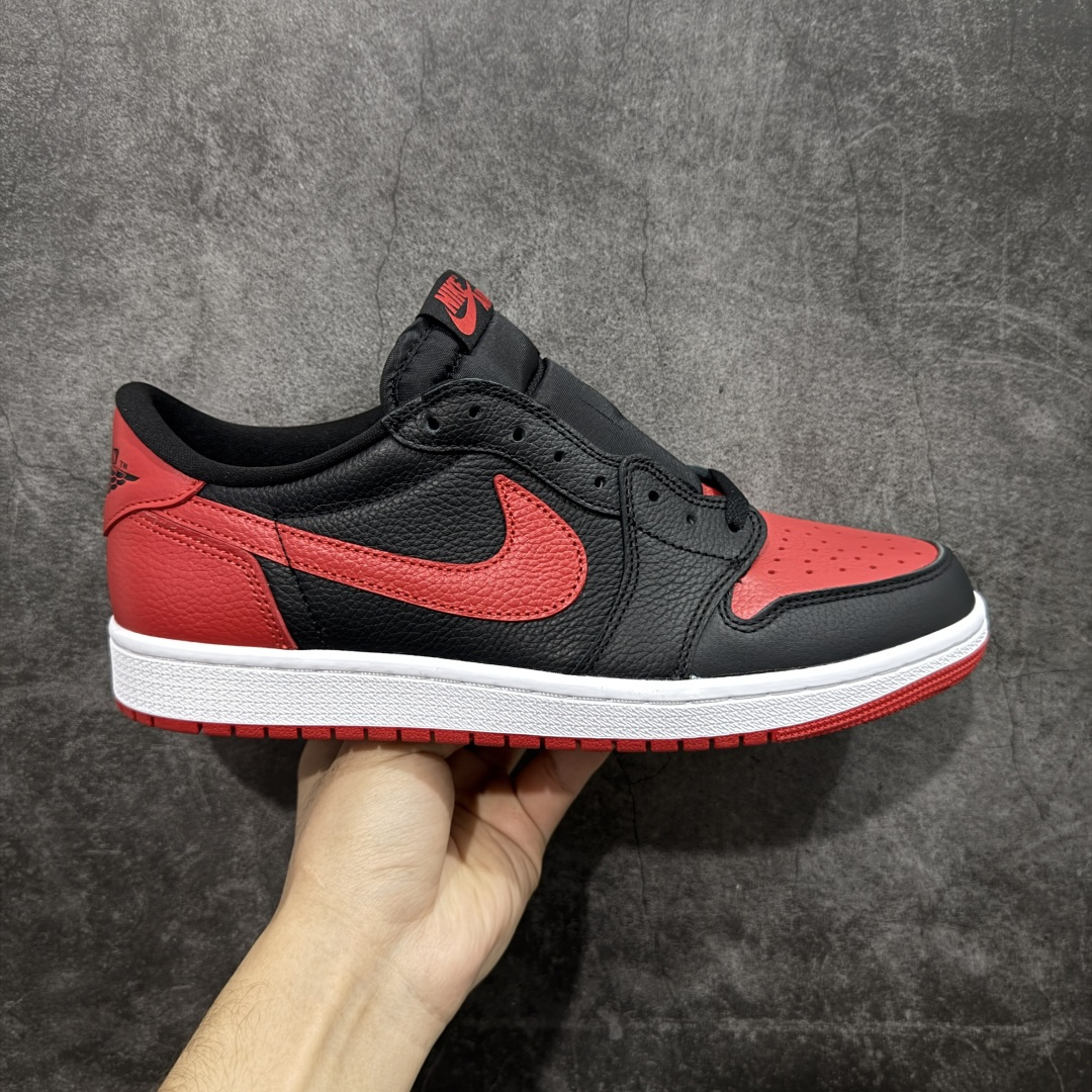 【KZ纯原】Air Jordan 1 Low OG 低帮 黑白红 禁穿后跟X AJ1低邦 白黑红 男女同款 乔丹篮球鞋系列 HQ6998-001 国内一线头部知名大厂出品 高端外贸零售专供品质 原鞋原楦头纸板开发 原厂防尘纸 极致一眼正品既视感 尺码：36-47.5带半码-选品中心