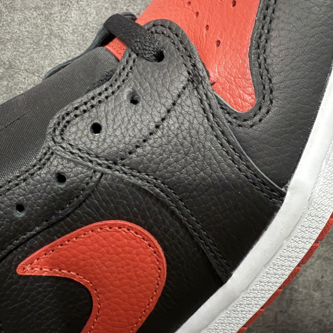图片[4]-【KZ纯原】Air Jordan 1 Low OG 低帮 黑白红 禁穿后跟X AJ1低邦 白黑红 男女同款 乔丹篮球鞋系列 HQ6998-001 国内一线头部知名大厂出品 高端外贸零售专供品质 原鞋原楦头纸板开发 原厂防尘纸 极致一眼正品既视感 尺码：36-47.5带半码-选品中心