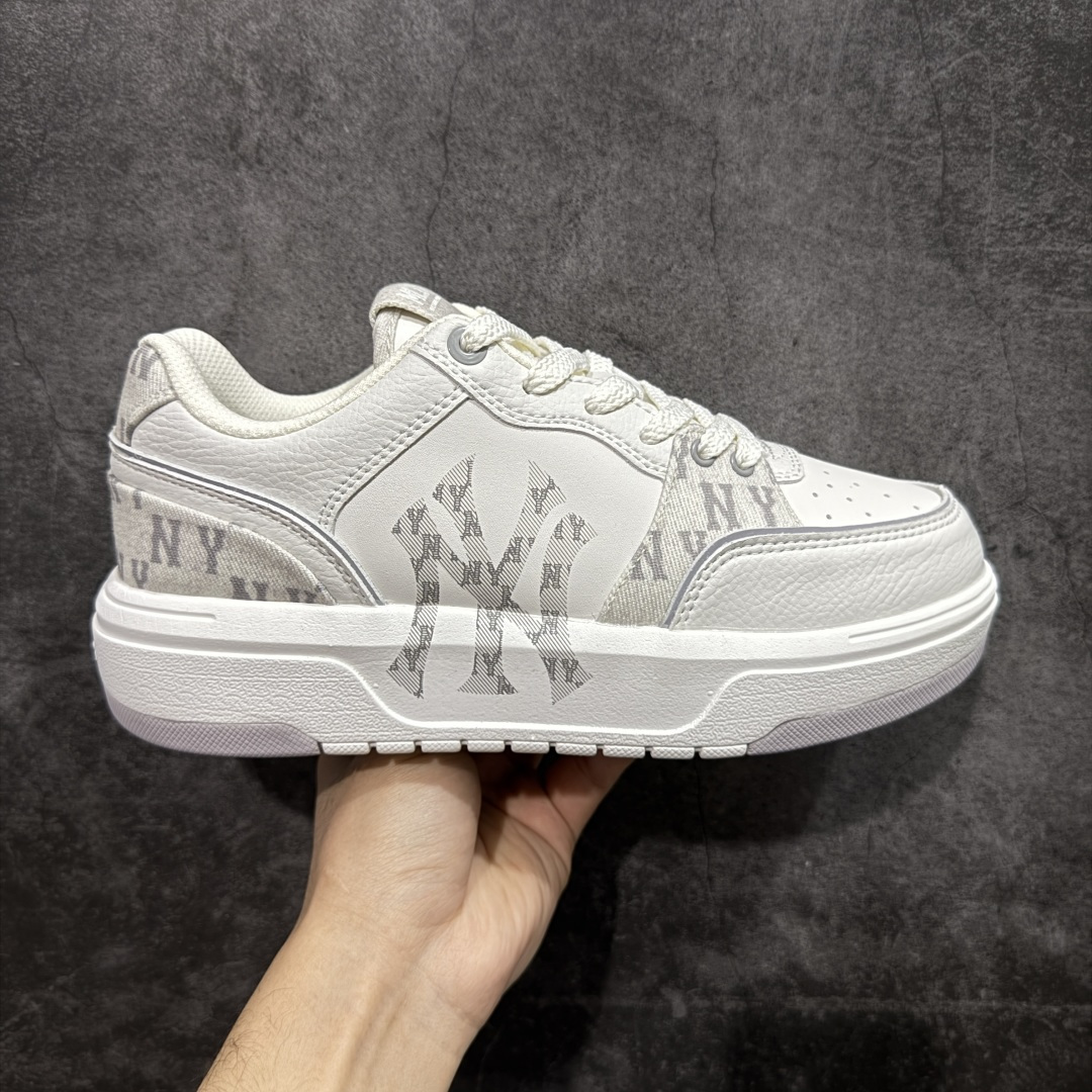 【纯原订单】MLB Chunky Liner Basic NY复古印花学长鞋系列低帮轻量增高厚底百搭休闲运动慢跑鞋板鞋 Korea韩国联名NY美国榄球纽约洋基队限定 市场第一梯队品质 韩国代购版本 MLB专用菱形双针中底布 重点细节中底布带注胶孔 原厂NFC感应吊牌 支持鉴定 一个两位数 原盒原标 全套原楦原纸板原厂数据开发 中韩文保养标贴 绿色防霉片 平台代购专供 独家一比一RB+MD组合大底 高频后跟小人Logo精准对位立体饱满 正确网布加超迁鞋面 转印中底走线紧密 转印Logo工艺表层防刮不掉色 尺码：36 36.5 37.5 38 38.5 39 40 40.5 41 42 42.5 43 44 44.5 45-选品中心
