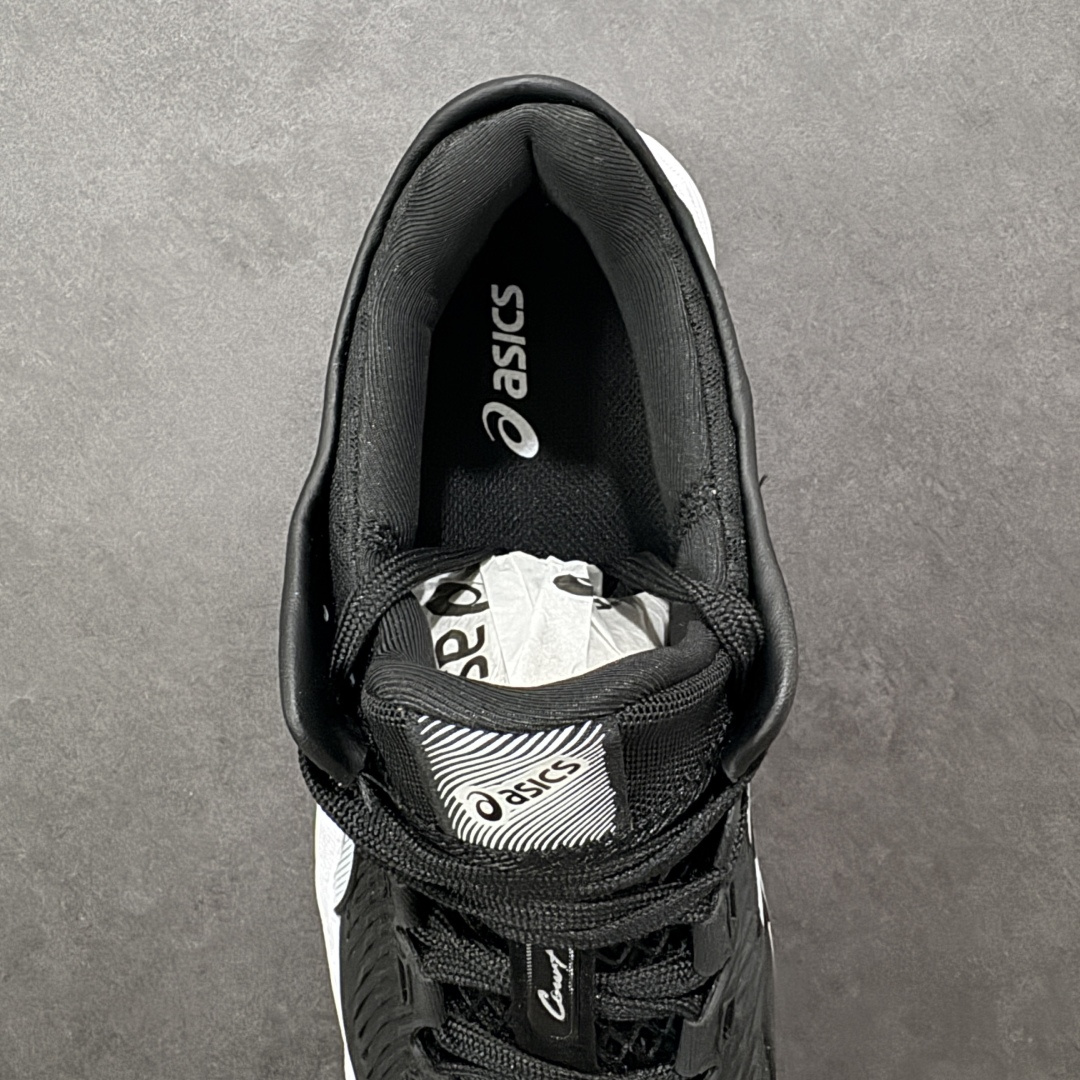 图片[7]-【公司级】Asics Court FF 3 织物合成革 防滑耐磨透气 低帮 网球鞋 COURT FF 3鞋面采用PU支撑裁片，提供了横向和纵向移动的灵活性的同时提升了足部移动时的稳定性；袜套式鞋口设计，提供很好的包裹性；分离式中足稳定片，改善扭转刚度，增加制动力和推进力；分离式后掌，增大触地面积之余，能够减少滑步耗时，降低身体负荷。 货号：1041A369-002 尺码：36-47 含半码 编码：FSB270280-选品中心