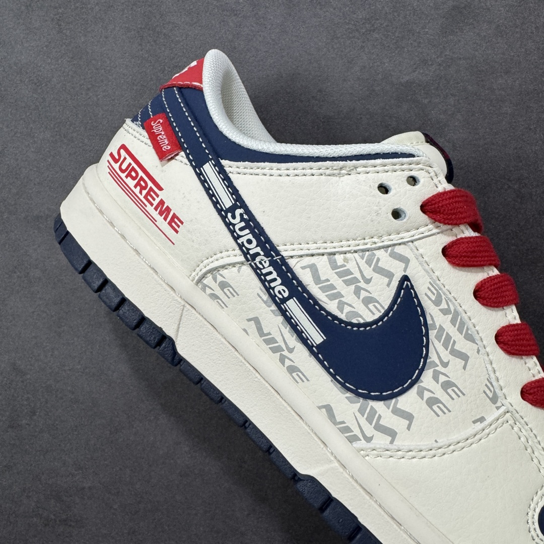 图片[6]-【定制版】Air Jordan 1 Low AJ1 乔1 “Superme联名—米白蓝红”高端定制 低帮复古篮球鞋 #定制鞋盒 大厂纯原品质出货 超高清洁度 皮料切割干净无任何毛边 细节完美 货号：XD1588-241 尺码：36 36.5 37.5 38 38.5 39 40 40.5 41 42 42.5 43 44 44.5 45-选品中心