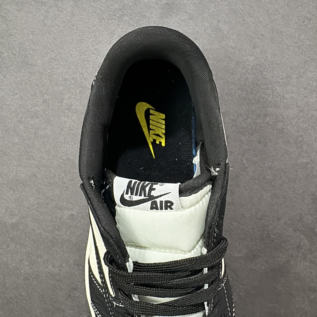 图片[7]-【定制版】Travis Scott x Jordan 1 Low “芬迪联名——字母米黑黄” 高端定制 乔丹倒勾低帮休闲板鞋 大厂纯原品质出货 纯正版型 定制鞋盒 皮料切割干净无任何毛边 细节完美 超高清洁度 货号：DD7866-110 尺码：36 36.5 37.5 38 38.5 39 40 40.5 41 42 42.5 43 44 44.5 45-选品中心