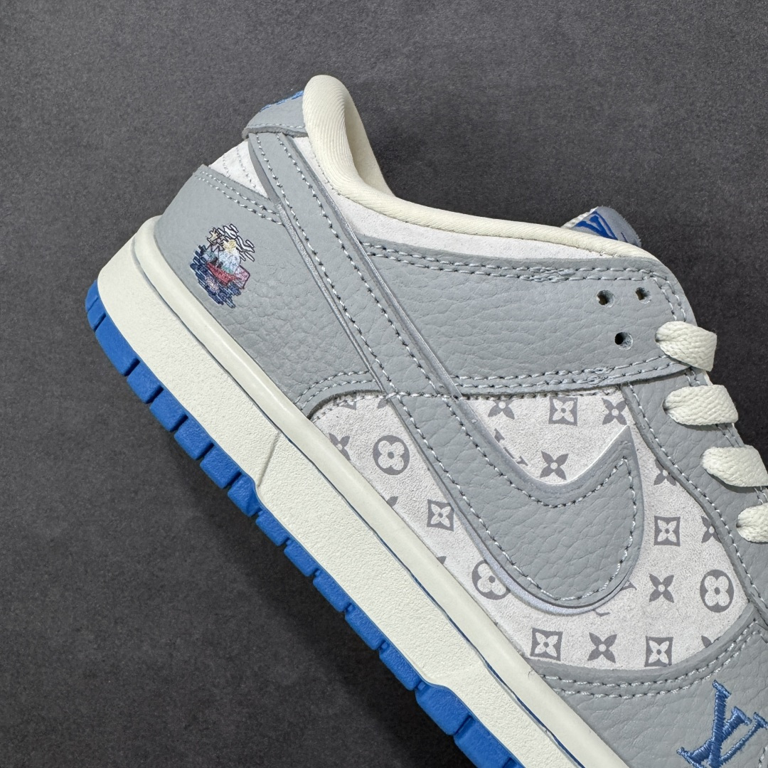图片[6]-【定制版】Nike SB Dunk Low \”LV联名“——白蓝” 高端定制 低帮休闲板鞋 定制鞋盒 高级夜光效果 Ortholite鞋垫透气防臭 大厂纯原品质出货 超高清洁度 皮料切割干净无任何毛边 细节完美 货号：YF9511-912 尺码： 36 36.5 37.5 38 38.5 39 40 40.5 41 42 42.5 43 44 44.5 45-选品中心