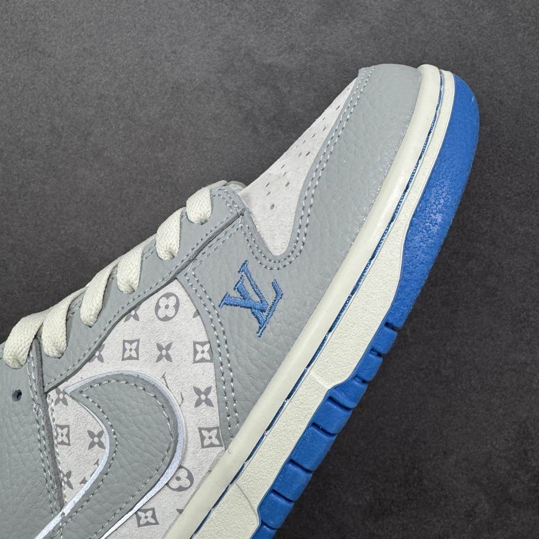 图片[5]-【定制版】Nike SB Dunk Low \”LV联名“——白蓝” 高端定制 低帮休闲板鞋 定制鞋盒 高级夜光效果 Ortholite鞋垫透气防臭 大厂纯原品质出货 超高清洁度 皮料切割干净无任何毛边 细节完美 货号：YF9511-912 尺码： 36 36.5 37.5 38 38.5 39 40 40.5 41 42 42.5 43 44 44.5 45-选品中心
