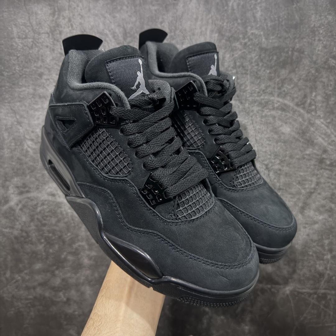 【新DT版】Air Jordan 4 Retro AJ4 乔4黑猫2.0复刻版 FV5029-010 全新升级改良 顶级原厂麂皮绒感到位 原鞋原楦原纸板同源开发 完美呈现乔4的版型 内侧正确双色网格 还原细节 原厂皮料 正确气垫颜色 正确网格工艺 正确拉帮工艺 全鞋原装材料制作 原档案原模具打造 支持全方位与正品对比 尺码：40-47.5-选品中心