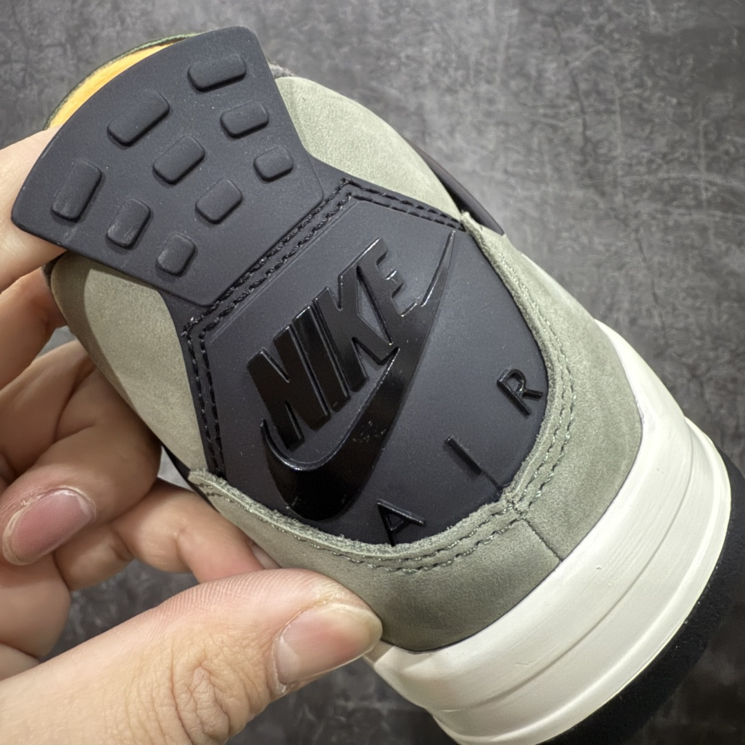 图片[2]-【新DT版】Air Jordan 4 Retro AJ4 乔4军绿 IB1519-200 全新升级改良 顶级原厂麂皮绒感到位 原鞋原楦原纸板同源开发 完美呈现乔4的版型 内侧正确双色网格 还原细节 原厂皮料 正确气垫颜色 正确网格工艺 正确拉帮工艺 全鞋原装材料制作 原档案原模具打造 支持全方位与正品对比 尺码：40-47.5-选品中心