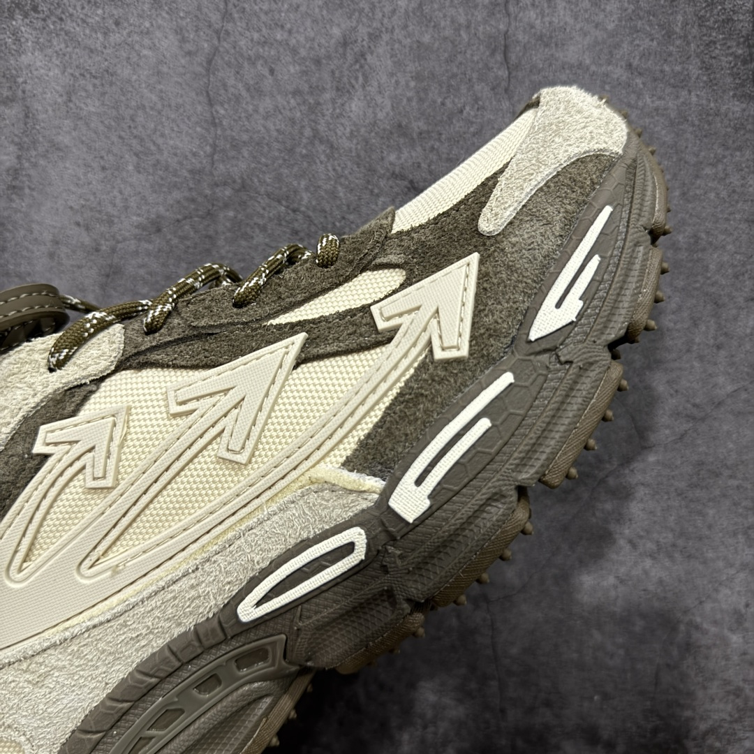 图片[6]-【纯原OK版本】Off-White OW最新款跑鞋 复古休闲鞋 百分百原盒正确版 原楦原纸板数据开发 4层分离大底#鞋面采用3d立体打印和多种材料拼接而成#防滑耐磨透气性轻便跑鞋 作为曾经爆火 并且定位奢潮领域的标志性品牌 Off-White 仍需要不断更新符合当下潮流时尚的复古运动鞋款，以期收获基本盘消费者的关注 此次更新的 Off-White 新款运动鞋将经典复古老爹鞋细节设计更加夸张化 并将标志性箭头设计置于显著位置 除此之外 整个系列的色彩搭配也可谓纷繁多样 总有一款适合你 尺码：36 37 38 39 40 41 42 43 44 45 46 47-选品中心