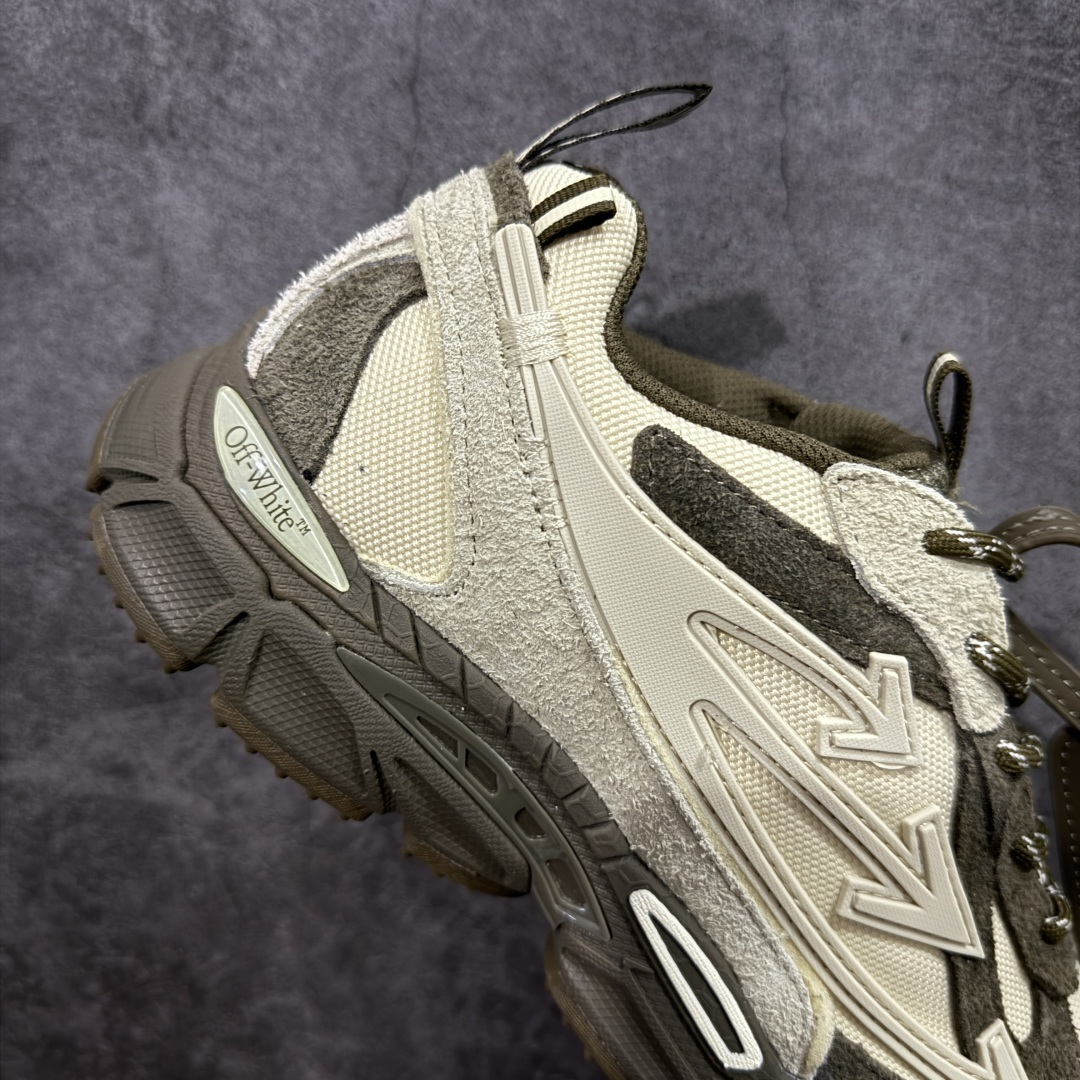 图片[7]-【纯原OK版本】Off-White OW最新款跑鞋 复古休闲鞋 百分百原盒正确版 原楦原纸板数据开发 4层分离大底#鞋面采用3d立体打印和多种材料拼接而成#防滑耐磨透气性轻便跑鞋 作为曾经爆火 并且定位奢潮领域的标志性品牌 Off-White 仍需要不断更新符合当下潮流时尚的复古运动鞋款，以期收获基本盘消费者的关注 此次更新的 Off-White 新款运动鞋将经典复古老爹鞋细节设计更加夸张化 并将标志性箭头设计置于显著位置 除此之外 整个系列的色彩搭配也可谓纷繁多样 总有一款适合你 尺码：36 37 38 39 40 41 42 43 44 45 46 47-选品中心