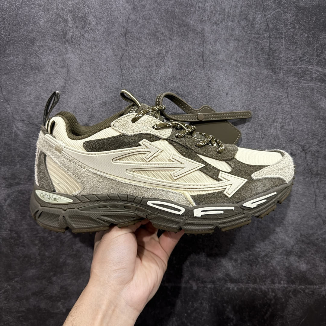 【纯原OK版本】Off-White OW最新款跑鞋 复古休闲鞋 百分百原盒正确版 原楦原纸板数据开发 4层分离大底#鞋面采用3d立体打印和多种材料拼接而成#防滑耐磨透气性轻便跑鞋 作为曾经爆火 并且定位奢潮领域的标志性品牌 Off-White 仍需要不断更新符合当下潮流时尚的复古运动鞋款，以期收获基本盘消费者的关注 此次更新的 Off-White 新款运动鞋将经典复古老爹鞋细节设计更加夸张化 并将标志性箭头设计置于显著位置 除此之外 整个系列的色彩搭配也可谓纷繁多样 总有一款适合你 尺码：36 37 38 39 40 41 42 43 44 45 46 47-选品中心