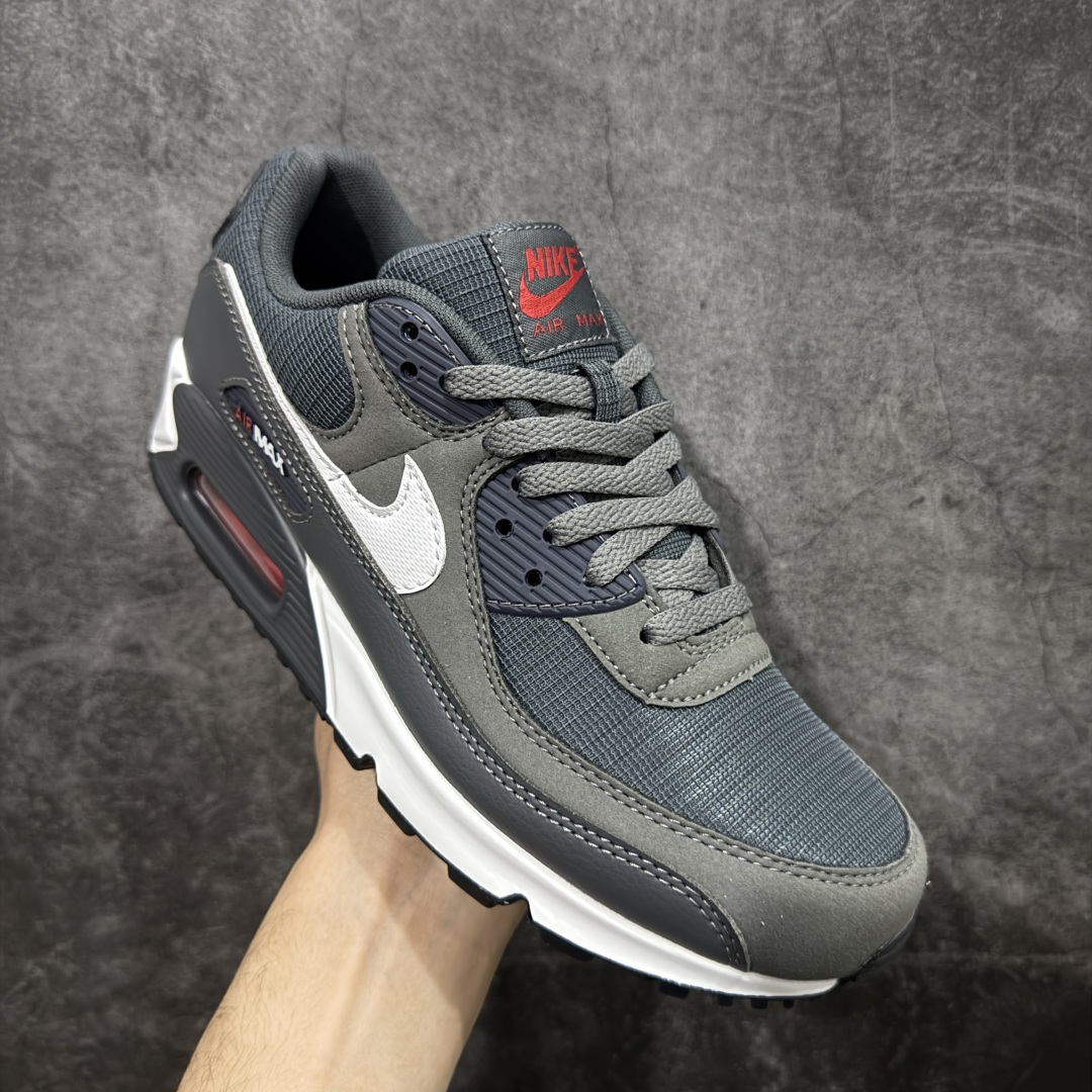 图片[3]-【顶级芯片版】Nike Air Max 90 舒适 复古 合成革减震防滑透气 低帮 休闲跑步鞋 黑灰白 DR0145-003 鞋舌标可扫码 海外欧州过验版 原纸版原楦头 顶级90款问市 开发数月 原版开发 多道QC质检 鞋型完美复刻 原厂级别工艺 正确色卡 正确气垫蓝光 正确大底 独家私模 采用进口头层牛皮拼接 定位高端市场 行业标杆工艺 尺码：40 40.5 41 42 42.5 43 44 44.5 45 46-选品中心