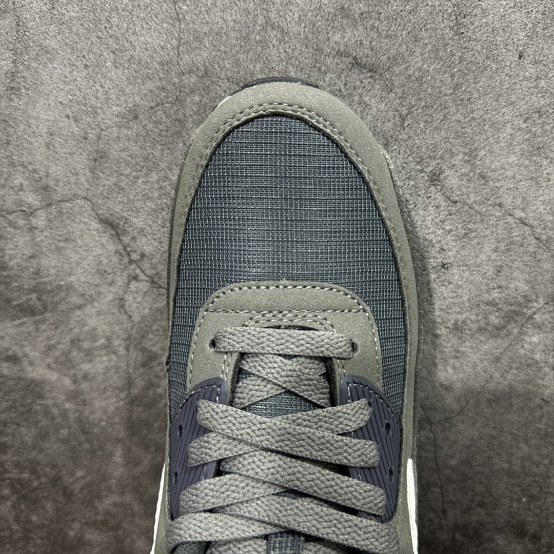 图片[5]-【顶级芯片版】Nike Air Max 90 舒适 复古 合成革减震防滑透气 低帮 休闲跑步鞋 黑灰白 DR0145-003 鞋舌标可扫码 海外欧州过验版 原纸版原楦头 顶级90款问市 开发数月 原版开发 多道QC质检 鞋型完美复刻 原厂级别工艺 正确色卡 正确气垫蓝光 正确大底 独家私模 采用进口头层牛皮拼接 定位高端市场 行业标杆工艺 尺码：40 40.5 41 42 42.5 43 44 44.5 45 46-选品中心