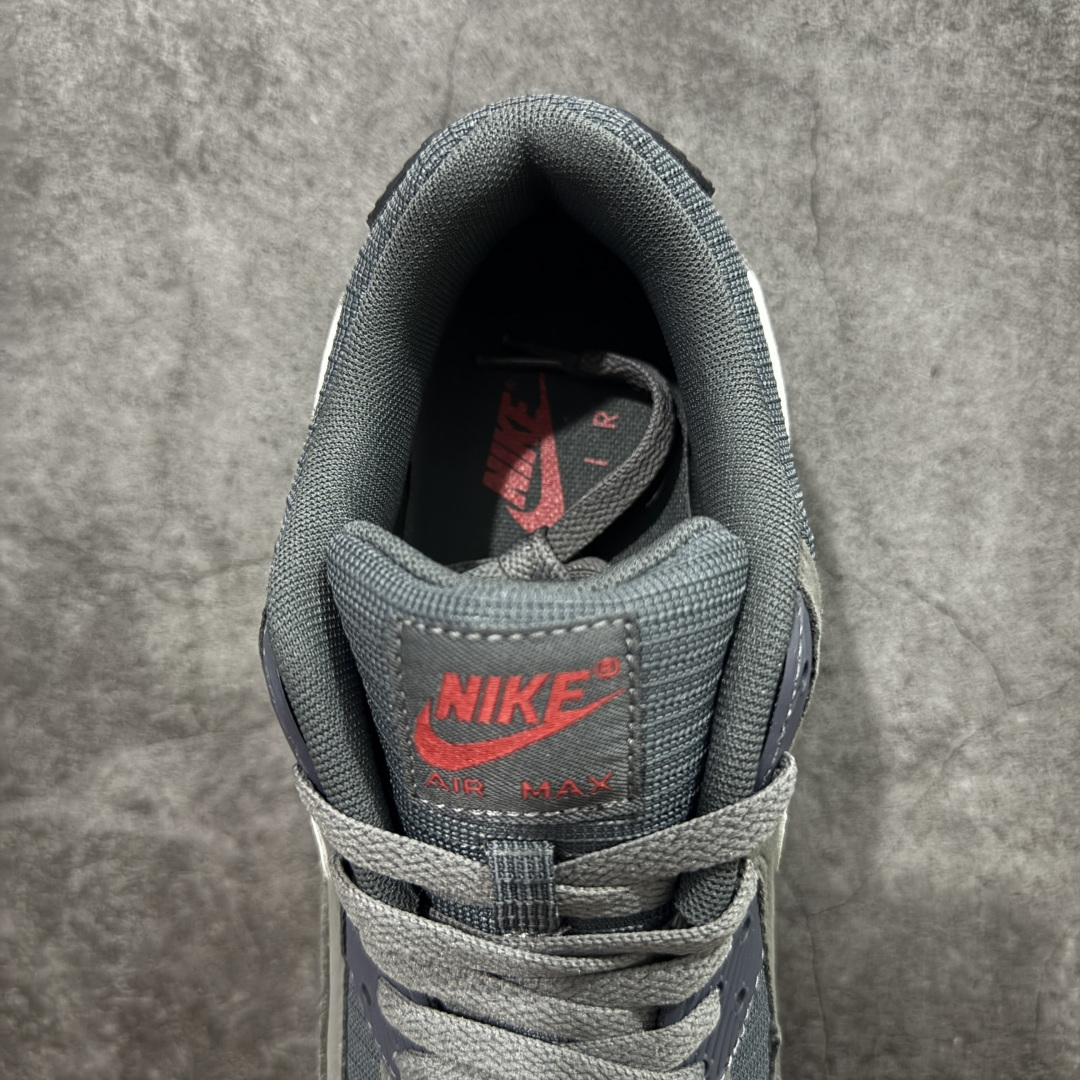 图片[8]-【顶级芯片版】Nike Air Max 90 舒适 复古 合成革减震防滑透气 低帮 休闲跑步鞋 黑灰白 DR0145-003 鞋舌标可扫码 海外欧州过验版 原纸版原楦头 顶级90款问市 开发数月 原版开发 多道QC质检 鞋型完美复刻 原厂级别工艺 正确色卡 正确气垫蓝光 正确大底 独家私模 采用进口头层牛皮拼接 定位高端市场 行业标杆工艺 尺码：40 40.5 41 42 42.5 43 44 44.5 45 46-选品中心