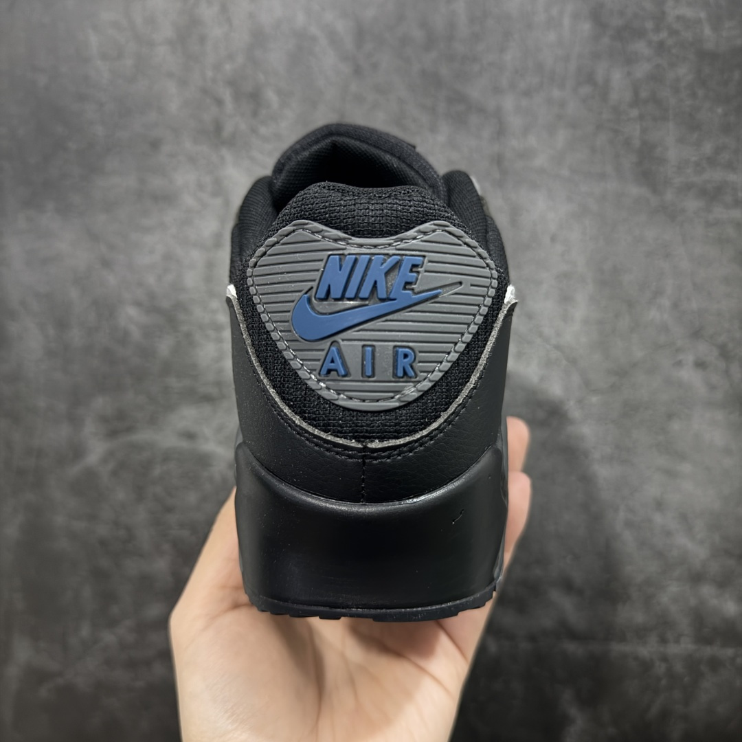 图片[4]-【顶级芯片版】Nike Air Max 90 舒适 复古 合成革减震防滑透气 低帮 休闲跑步鞋 黑灰白 DR0145-002 鞋舌标可扫码 海外欧州过验版 原纸版原楦头 顶级90款问市 开发数月 原版开发 多道QC质检 鞋型完美复刻 原厂级别工艺 正确色卡 正确气垫蓝光 正确大底 独家私模 采用进口头层牛皮拼接 定位高端市场 行业标杆工艺 尺码：40 40.5 41 42 42.5 43 44 44.5 45 46-选品中心