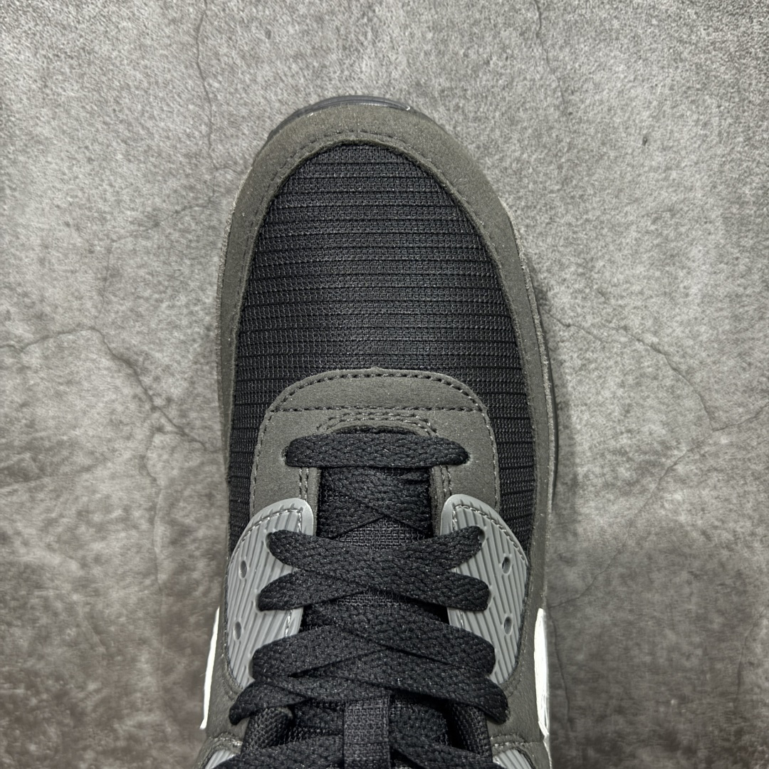 图片[5]-【顶级芯片版】Nike Air Max 90 舒适 复古 合成革减震防滑透气 低帮 休闲跑步鞋 黑灰白 DR0145-002 鞋舌标可扫码 海外欧州过验版 原纸版原楦头 顶级90款问市 开发数月 原版开发 多道QC质检 鞋型完美复刻 原厂级别工艺 正确色卡 正确气垫蓝光 正确大底 独家私模 采用进口头层牛皮拼接 定位高端市场 行业标杆工艺 尺码：40 40.5 41 42 42.5 43 44 44.5 45 46-选品中心