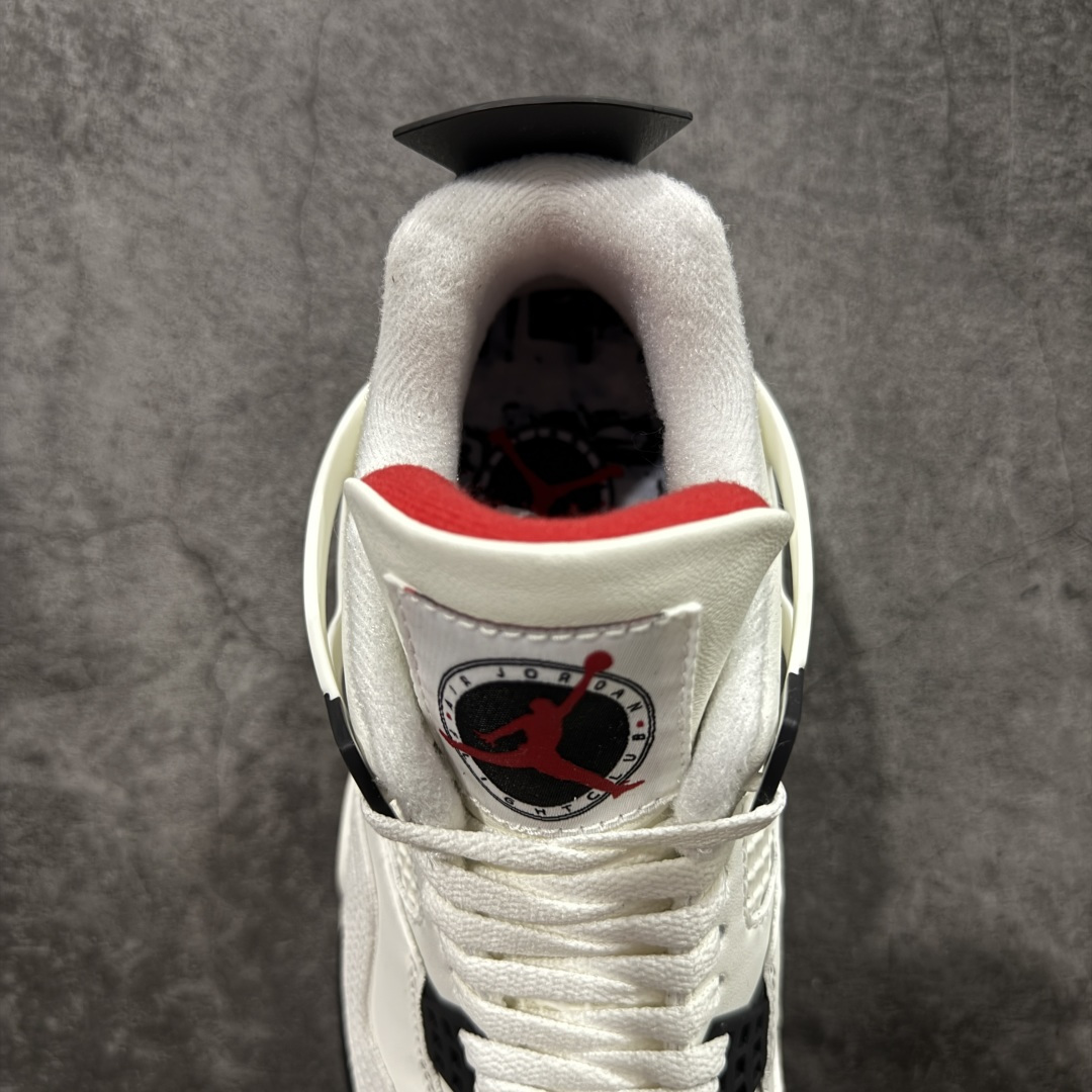 图片[8]-【纯原F版】Air Jordan AJ4 “Flight Club”Sail/Black-University Red 飞行俱乐部 IM4002-100 工厂全新出货 全新品质 原来的货都没了 懂得都懂 原楦原纸板同源开发 完美呈现乔4的版型 内侧正确双色网格 还原细节 正确气垫颜色 正确网格工艺 正确拉帮工艺 全鞋原装材料制作 原档案原模具打造 尺码：36-47.5-选品中心