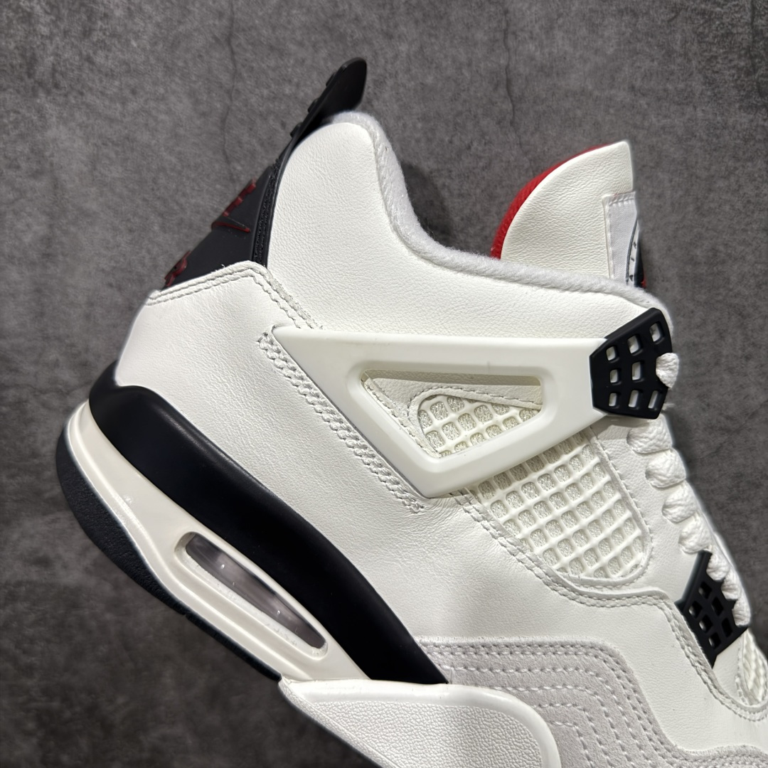 图片[7]-【纯原F版】Air Jordan AJ4 “Flight Club”Sail/Black-University Red 飞行俱乐部 IM4002-100 工厂全新出货 全新品质 原来的货都没了 懂得都懂 原楦原纸板同源开发 完美呈现乔4的版型 内侧正确双色网格 还原细节 正确气垫颜色 正确网格工艺 正确拉帮工艺 全鞋原装材料制作 原档案原模具打造 尺码：36-47.5-选品中心