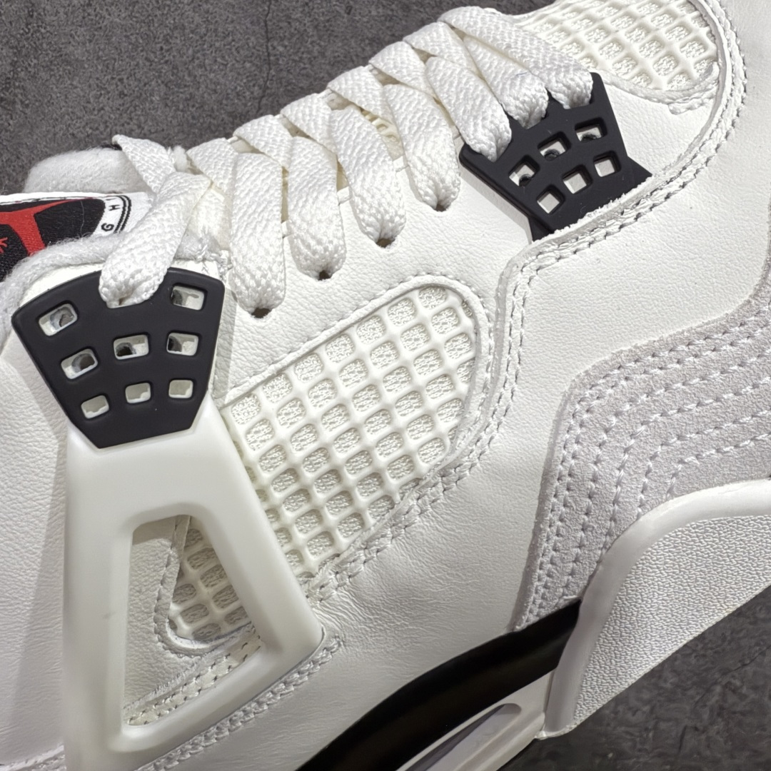 图片[4]-【纯原F版】Air Jordan AJ4 “Flight Club”Sail/Black-University Red 飞行俱乐部 IM4002-100 工厂全新出货 全新品质 原来的货都没了 懂得都懂 原楦原纸板同源开发 完美呈现乔4的版型 内侧正确双色网格 还原细节 正确气垫颜色 正确网格工艺 正确拉帮工艺 全鞋原装材料制作 原档案原模具打造 尺码：36-47.5-选品中心