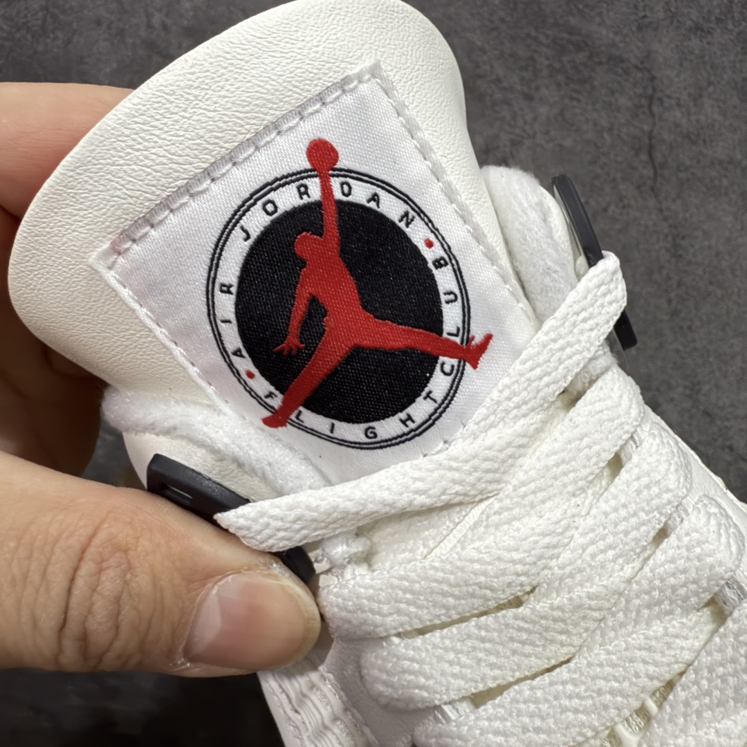 图片[6]-【纯原F版】Air Jordan AJ4 “Flight Club”Sail/Black-University Red 飞行俱乐部 IM4002-100 工厂全新出货 全新品质 原来的货都没了 懂得都懂 原楦原纸板同源开发 完美呈现乔4的版型 内侧正确双色网格 还原细节 正确气垫颜色 正确网格工艺 正确拉帮工艺 全鞋原装材料制作 原档案原模具打造 尺码：36-47.5-选品中心