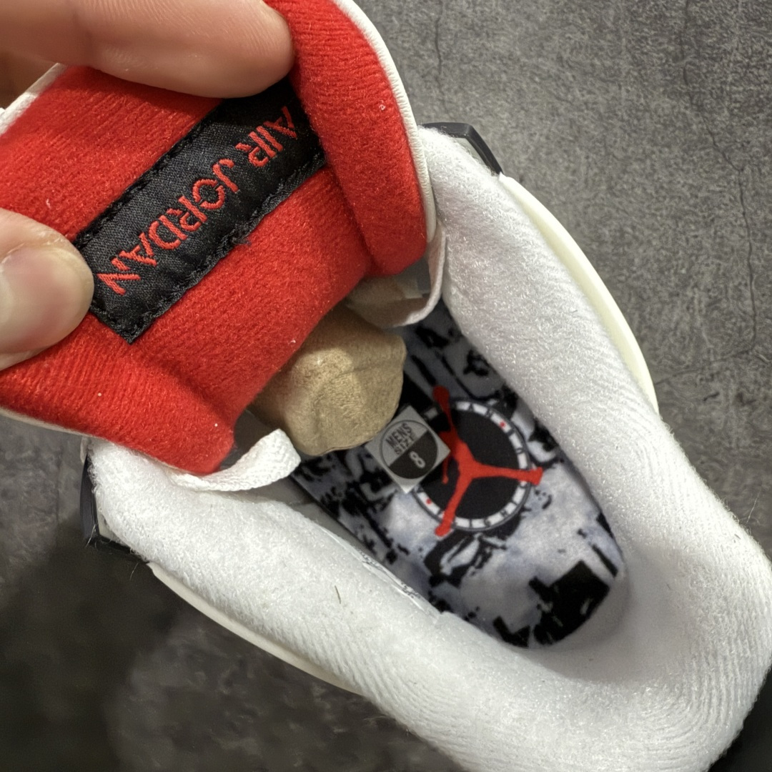 图片[7]-【纯原F版】Air Jordan AJ4 “Flight Club”Sail/Black-University Red 飞行俱乐部 IM4002-100 工厂全新出货 全新品质 原来的货都没了 懂得都懂 原楦原纸板同源开发 完美呈现乔4的版型 内侧正确双色网格 还原细节 正确气垫颜色 正确网格工艺 正确拉帮工艺 全鞋原装材料制作 原档案原模具打造 尺码：36-47.5-选品中心