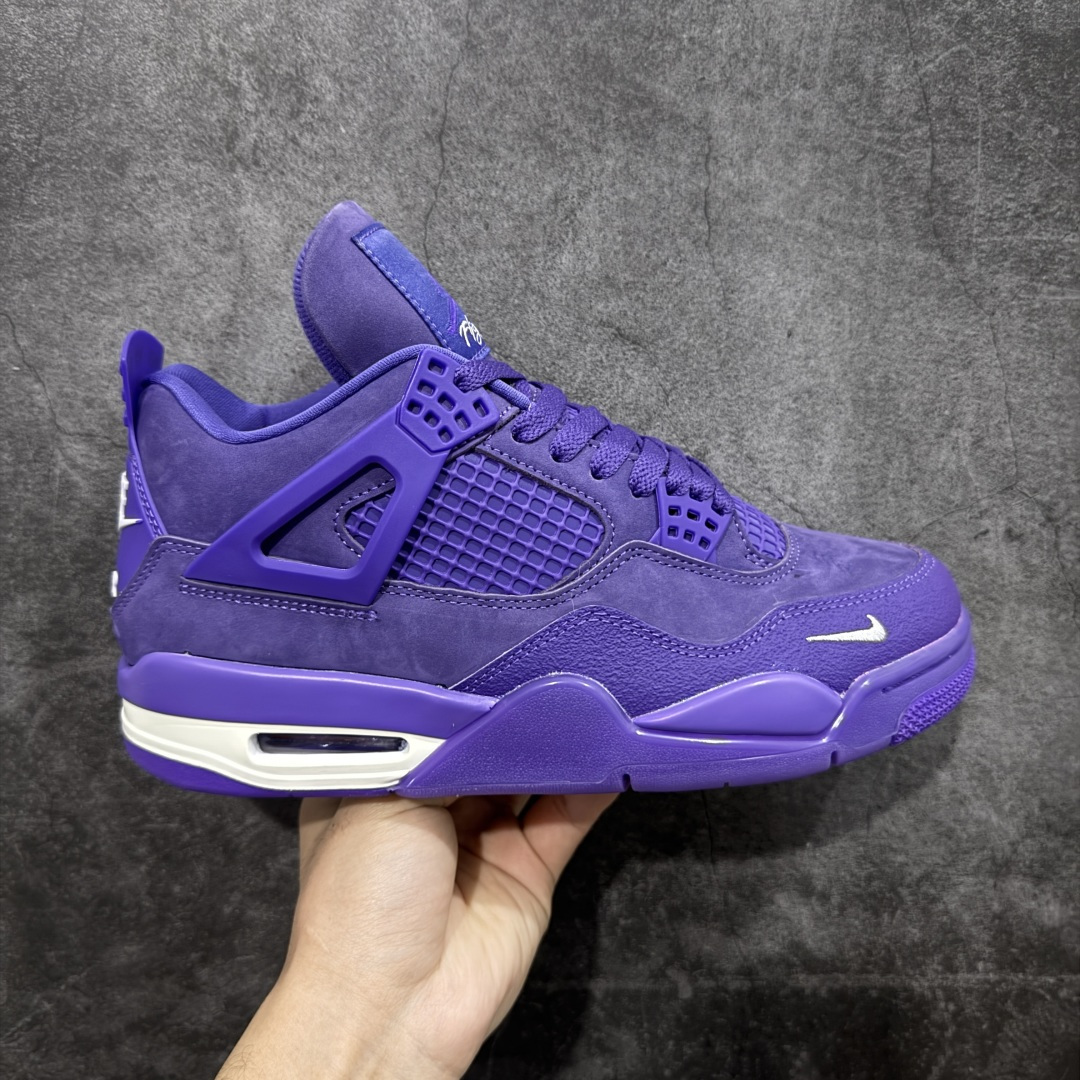 【kz纯原版】Air Jordan 4 Retro AJ4 乔4紫色 HF4340-500 全新升级改良 顶级原厂麂皮绒感到位 原鞋原楦原纸板同源开发 完美呈现乔4的版型 内侧正确双色网格 还原细节 原厂皮料 正确气垫颜色 正确网格工艺 正确拉帮工艺 全鞋原装材料制作 原档案原模具打造 支持全方位与正品对比 尺码：36-48.5-选品中心