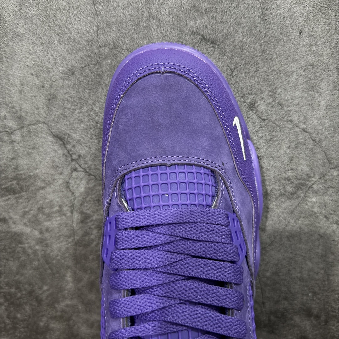 图片[5]-【kz纯原版】Air Jordan 4 Retro AJ4 乔4紫色 HF4340-500 全新升级改良 顶级原厂麂皮绒感到位 原鞋原楦原纸板同源开发 完美呈现乔4的版型 内侧正确双色网格 还原细节 原厂皮料 正确气垫颜色 正确网格工艺 正确拉帮工艺 全鞋原装材料制作 原档案原模具打造 支持全方位与正品对比 尺码：36-48.5-选品中心