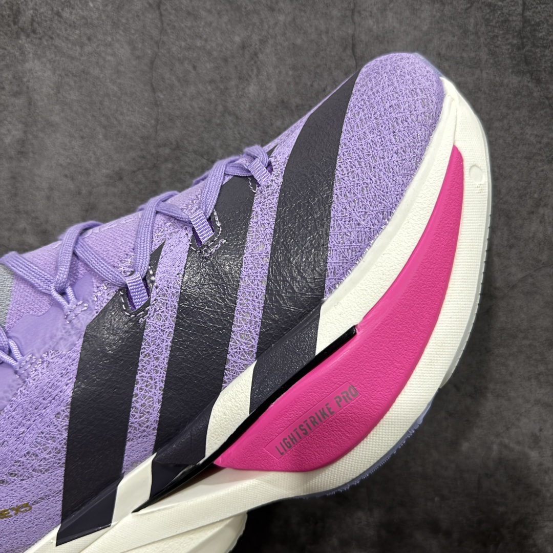 图片[6]-【组合底B版】adidas Adizero Prime X 3.0 Strung 舒适防滑耐磨 低帮 长跑短跑跑步鞋 男女同款 JQ2801 原鞋数据开版 带全掌碳板 碳柱 顶级发泡爆米花六层组合大底 跑步健身无忧 超高颜值 百搭款 尺码：36-45含半码-选品中心