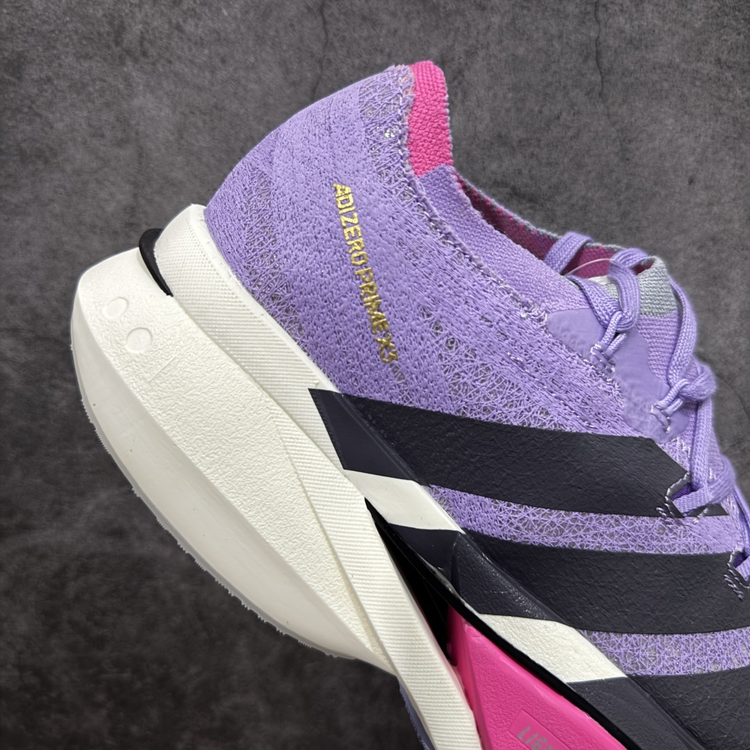 图片[7]-【组合底B版】adidas Adizero Prime X 3.0 Strung 舒适防滑耐磨 低帮 长跑短跑跑步鞋 男女同款 JQ2801 原鞋数据开版 带全掌碳板 碳柱 顶级发泡爆米花六层组合大底 跑步健身无忧 超高颜值 百搭款 尺码：36-45含半码-选品中心