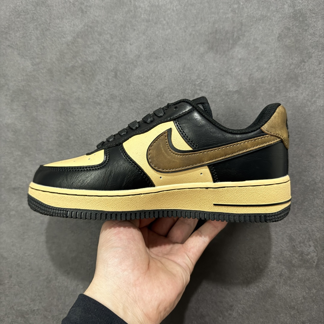 图片[2]-【公司级】Nike Air Force 1 Low 摩卡黑棕 空军一号低帮运动休闲板鞋 原楦头原纸板 打造纯正空军版型#专注外贸渠道 全掌内置蜂窝气垫 #原盒配件 原厂中底钢印、拉帮完美 货号：FB8878-200 尺码：36-45半 编码：LNHB310320-选品中心