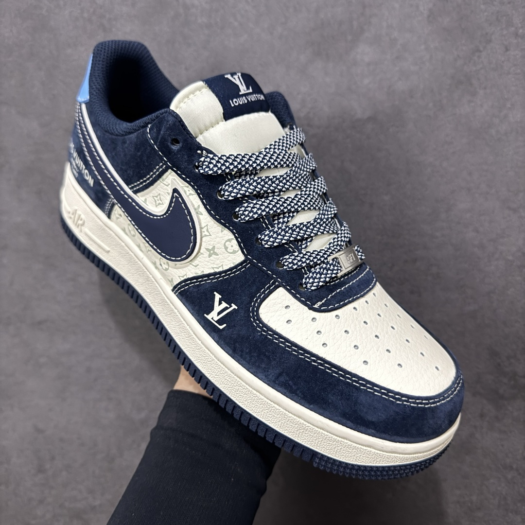 图片[3]-【定制版】Nike Air Force 1 Low 07 LV联名 空军一号低帮板鞋 原楦头原纸板 打造纯正空军版型 专注外贸渠道 全掌内置蜂窝气垫 原盒配件 原厂中底钢印、拉帮完美 货号：CX5050-Y47 尺码：36-45-选品中心