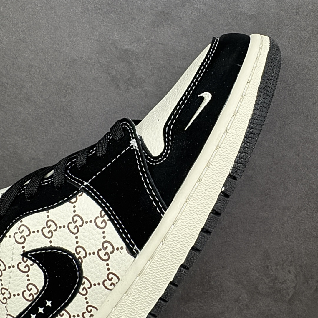 图片[5]-【定制版】Air Jordan 1 Low AJ1 乔1 “古驰联名—黑棕麂皮”高端定制 低帮复古篮球鞋 #定制鞋盒 大厂纯原品质出货 超高清洁度 皮料切割干净无任何毛边 细节完美 货号：LD8888-011 尺码：36 36.5 37.5 38 38.5 39 40 40.5 41 42 42.5 43 44 44.5 45-选品中心