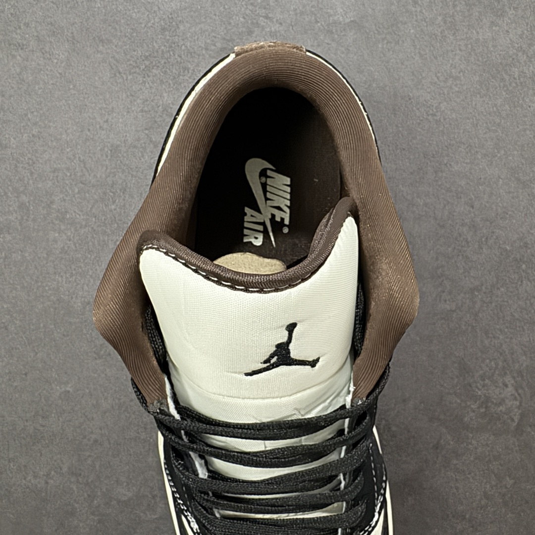 图片[7]-【定制版】Air Jordan 1 Low AJ1 乔1 “古驰联名—黑棕麂皮”高端定制 低帮复古篮球鞋 #定制鞋盒 大厂纯原品质出货 超高清洁度 皮料切割干净无任何毛边 细节完美 货号：LD8888-011 尺码：36 36.5 37.5 38 38.5 39 40 40.5 41 42 42.5 43 44 44.5 45-选品中心