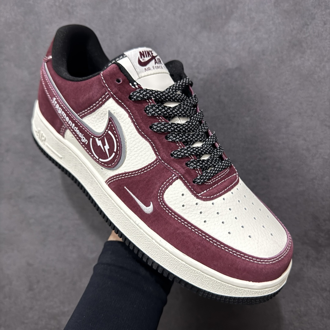 图片[3]-【定制版】Nike Air Force 1 Low 07 x Fragment Design 红白小勾 空军一号休闲板鞋 货号：SS1979-002 尺码：36 36.5 37.5 38 38.5 39 40 40.5 41 42 42.5 43 44 44.5 45-选品中心