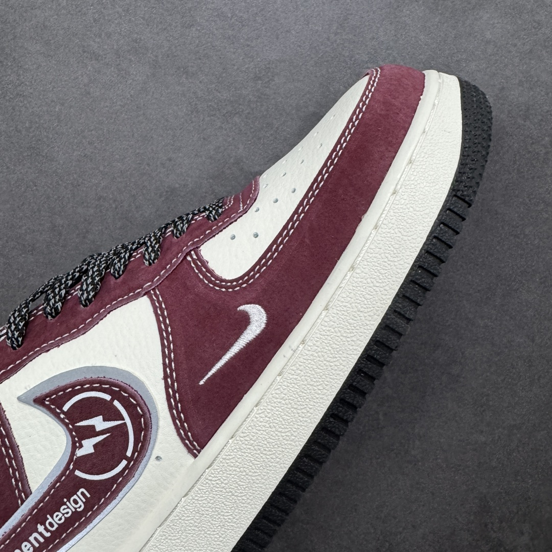 图片[5]-【定制版】Nike Air Force 1 Low 07 x Fragment Design 红白小勾 空军一号休闲板鞋 货号：SS1979-002 尺码：36 36.5 37.5 38 38.5 39 40 40.5 41 42 42.5 43 44 44.5 45-选品中心