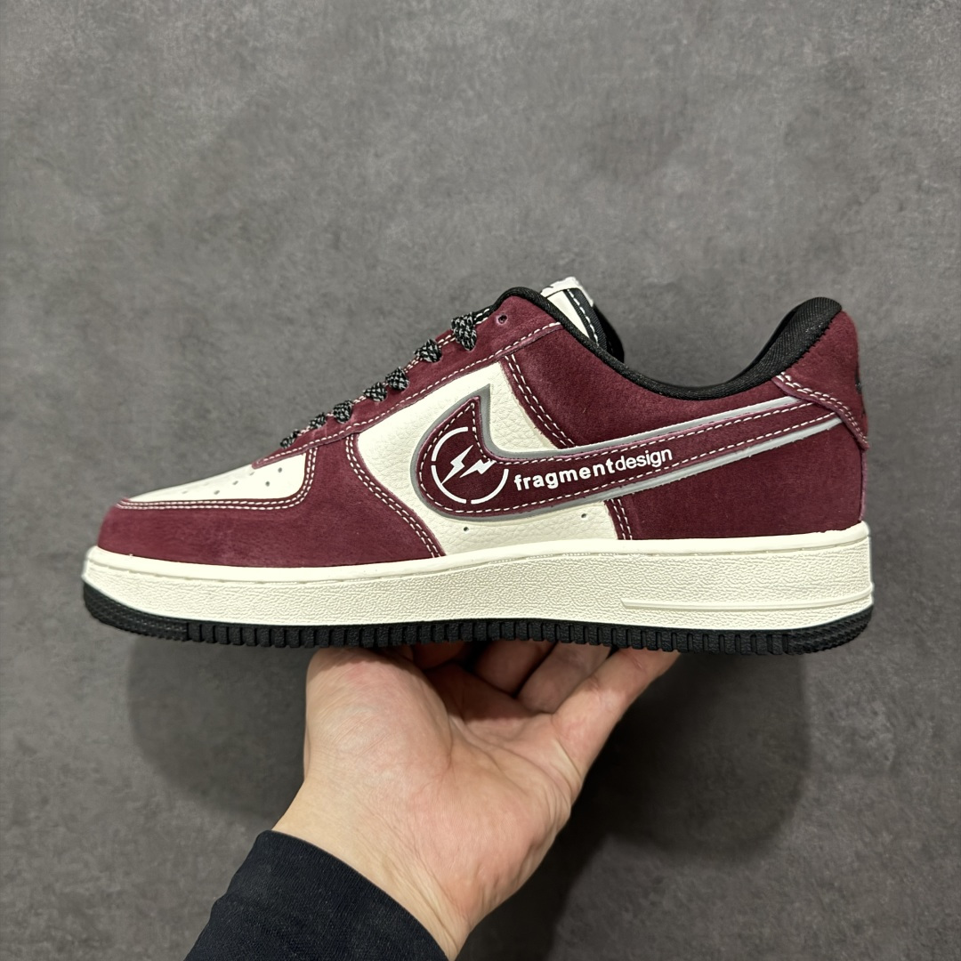 图片[2]-【定制版】Nike Air Force 1 Low 07 x Fragment Design 红白小勾 空军一号休闲板鞋 货号：SS1979-002 尺码：36 36.5 37.5 38 38.5 39 40 40.5 41 42 42.5 43 44 44.5 45-选品中心