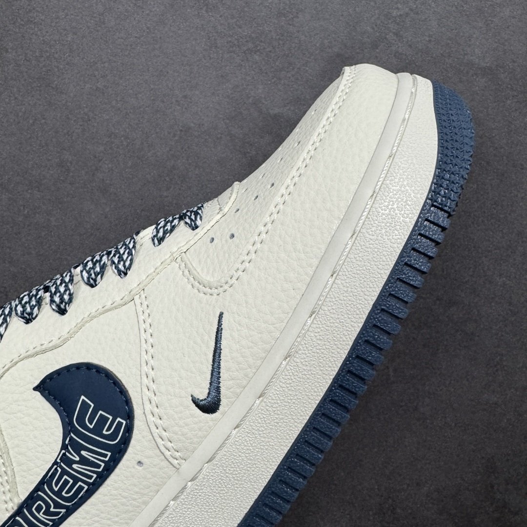 图片[5]-【定制版】Nike Air Force 1 \’07 Low “Supreme联名——字母雾霾蓝”空军一号 低帮 运动鞋 休闲鞋 折边针车 工艺难度大 原楦头原纸板 原装鞋盒 定制五金配件 内置全掌气垫 原厂鞋底 货号：LD1999-003 尺码：36 36.5 37.5 38 38.5 39 40 40.5 41 42 42.5 43 44 44.5 45-选品中心