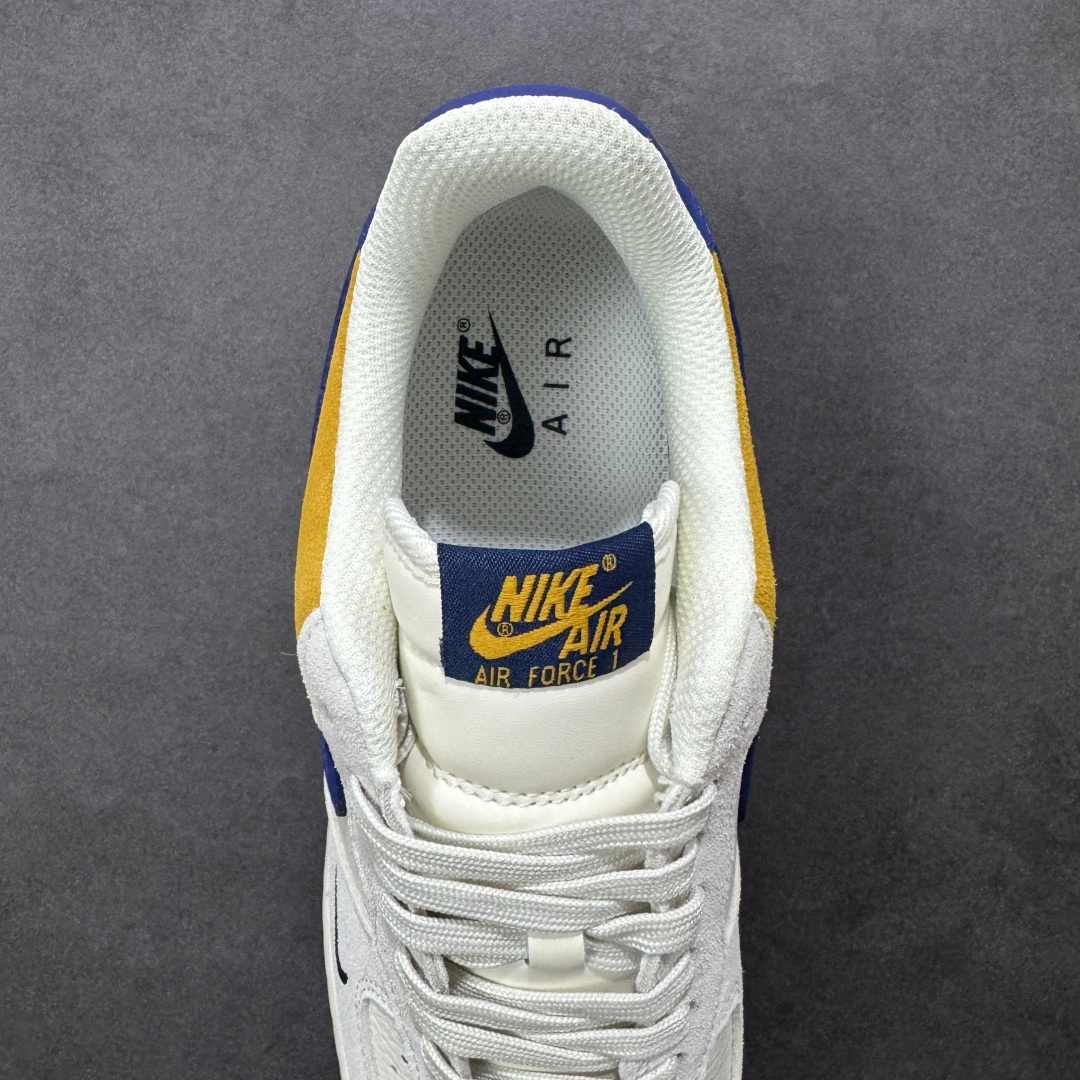 图片[7]-【定制版】NIke Air Force 1 \’07 Low 白灰棕蓝拼接 空军一号低帮 运动鞋 休闲鞋 折边针车 工艺难度大 原楦头原纸板 高端定制鞋盒 原厂鞋底 超高清洁度 细节完美 货号：HF2794-100 尺码：36 36.5 37.5 38 38.5 39 40 40.5 41 42 42.5 43 44 44.5 45 编码：HXSB310320-选品中心