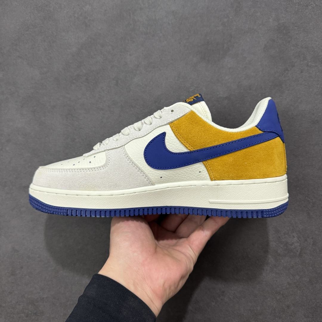 图片[2]-【定制版】NIke Air Force 1 \’07 Low 白灰棕蓝拼接 空军一号低帮 运动鞋 休闲鞋 折边针车 工艺难度大 原楦头原纸板 高端定制鞋盒 原厂鞋底 超高清洁度 细节完美 货号：HF2794-100 尺码：36 36.5 37.5 38 38.5 39 40 40.5 41 42 42.5 43 44 44.5 45 编码：HXSB310320-选品中心