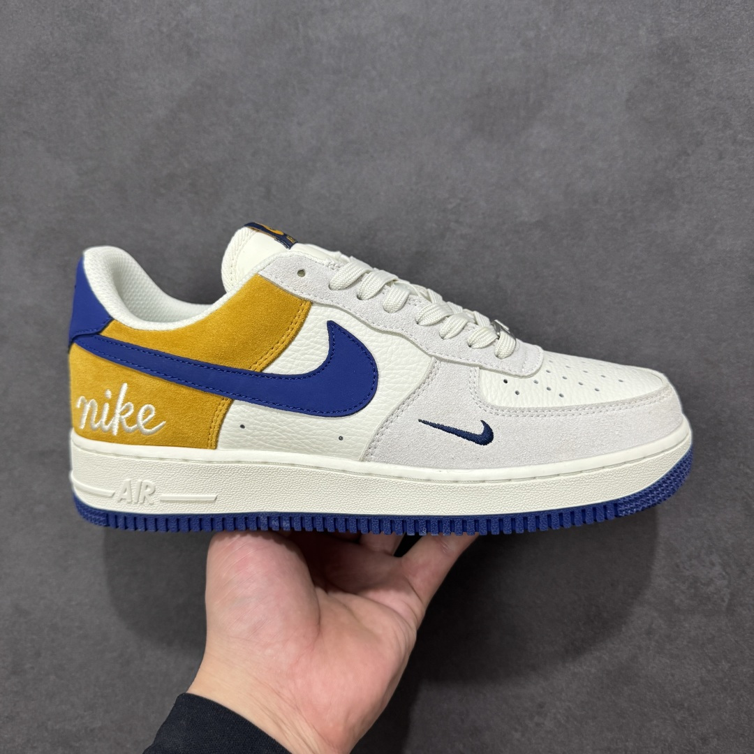 【定制版】NIke Air Force 1 \'07 Low 白灰棕蓝拼接 空军一号低帮 运动鞋 休闲鞋 折边针车 工艺难度大 原楦头原纸板 高端定制鞋盒 原厂鞋底 超高清洁度 细节完美 货号：HF2794-100 尺码：36 36.5 37.5 38 38.5 39 40 40.5 41 42 42.5 43 44 44.5 45 编码：HXSB310320-选品中心
