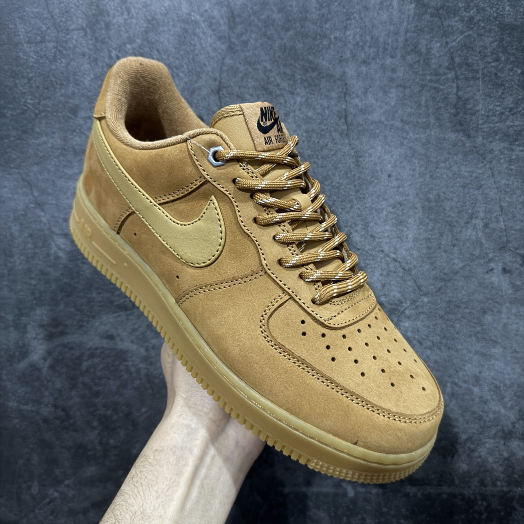 图片[3]-【T版/XC改进版】NK Air Force 1 Low 07 LV8 \”Wheat Flax\” 空军一号低帮 小麦色 CJ9179-200 此版修改勾子颜色 原厂麂皮鞋面打造 原楦头原纸板 纯正空军版型 全掌内置蜂窝气垫 原盒配件 原厂中底钢印、拉帮完美 尺码：36 36.5 37.5 38 38.5 39 40 40.5 41 42 42.5 43 44 44.5 45-选品中心