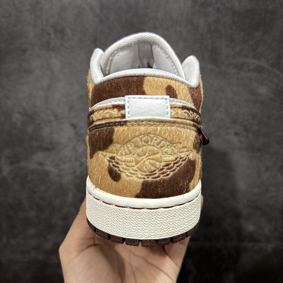 图片[4]-【H11纯原】Nike Air Jordan 1 LOW CNY AJ1 乔一 马年限定 新年款 精致防滑 低帮复古篮球鞋 男女同款 棕褐色 货号：IQ5321-121 尺码：35.5 36 36.5 37.5 38 38.5 39 40 40.5 41 42 42.5 43 44 45 46 47.5-选品中心