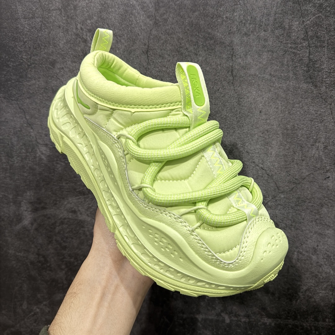 图片[3]-【GX版本】HOKA ONE ONE Ora Primo 舒适防滑低帮生活休闲鞋棉鞋 虽然是以一脚蹬作为设计理念 但完全不会出现不跟脚的情况 可以看到带有一部分后跟 做到不束缚同时可以有效防止掉跟 厚度可观的鞋垫上带有凸起的纹理 上脚不会有异物感并防止打滑 鞋底搭载滚动平衡技术 为玩家提供缓震支持与舒适脚感 尺码：36 36.5 37.5 38 38.5 39 40 40.5 41 42 42.5 43 44 44.5 45 46 47-选品中心