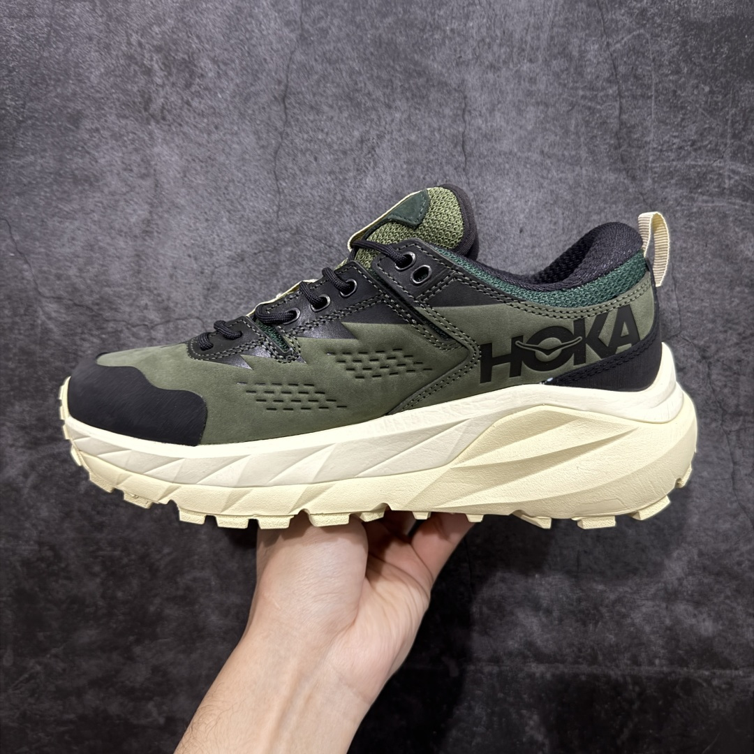 图片[2]-【纯原福利】HOKA ONE ONE Kaha Low GTX 卡哈 END联名低帮缓震防水户外功能鞋 原xx 的顶级纯原防水版 现福利特价 把握手速 顶级好货💪🏻  鞋款特别研发使用性能独特的几何形跑鞋中底，此种鞋底更厚、更高、回弹性也更好，除了卓越的缓冲性能，它还能为各种阶段的跑者带来更具动感、更加稳定的跑步体验。HOKA ONE ONE从设计之初就清楚意识到，要保证跑者步幅的均匀一致，双脚自然而然的运动至关重要  尺码：36 36.5 37 38 38.5 39 40 40.5 41 42 42.5 43 44 45-选品中心