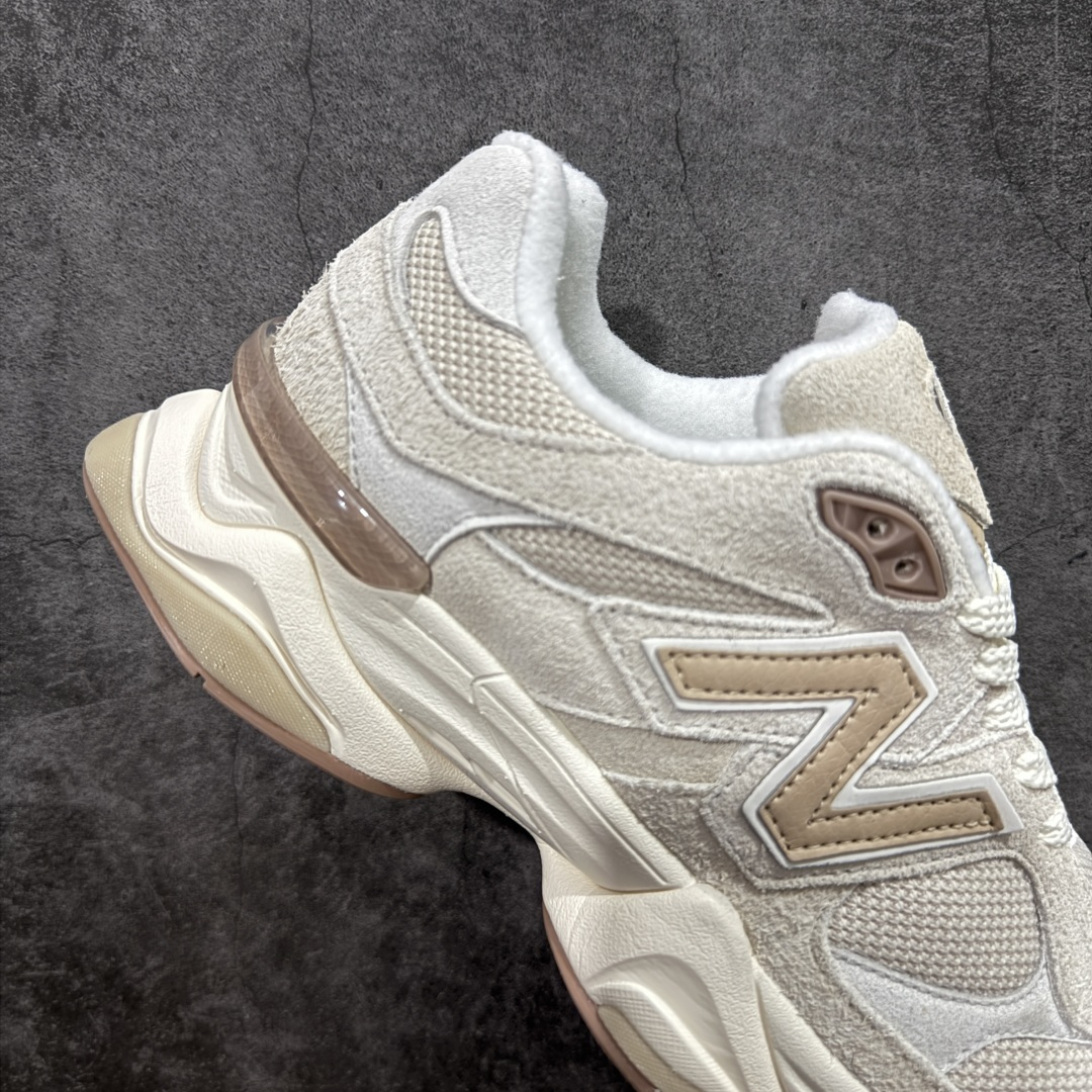 图片[7]-【公司级】 New Balance NB9060 联名款 复古休闲运动慢跑鞋 灰绿色 U9060CCB 全套原楦原纸板原厂数据开发 进口三明治网面 原装进口翻毛皮料正确绒感卡色 正确中底拉帮中底网布细节 原厂标裁 带紫光防伪 定制后跟透明水晶模块 冲裁组合 大底贴合程度胶水上色把控完美 整洁度挑战全网艺术家 多道序QC把关品质完善 匠心打造 耗时两个月开发完成 工艺极其复杂难度可想而知 新开独立私模大底 全网唯一正确六层组合大底 高端零售专供产物 尺码：36 37 37.5 38 38.5 39 40 40.5 41 42 42.5 43 44 45 46.5-选品中心