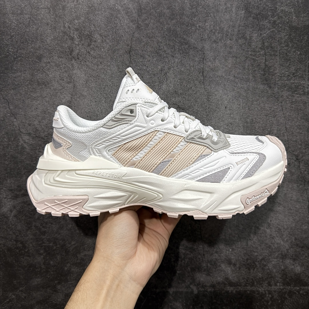 【升级版】Adidas XLG Storm Edge 阿迪复古透气休闲老爹鞋 区别先行版 细节品质均有升级 鞋面由三明治网布制成 提供卓越的空气流通性能 中底使用品牌独有的Bounce缓震技术 帮助减少地面对关节的冲击力 提升整体的舒适性 鞋子的设计风格简约大气 同时兼顾功能性和美感 适用于各种场景 货号：JQ4085  尺码：35-40-选品中心