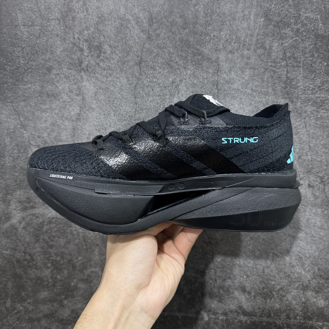 图片[2]-【组合底B版】adidas Adizero Prime X 3.0 Strung 舒适防滑耐磨 低帮 长跑短跑跑步鞋 男女同款 JR7411 原鞋数据开版 带全掌碳板 碳柱 顶级发泡爆米花六层组合大底 跑步健身无忧 超高颜值 百搭款 尺码：36-45含半码-选品中心