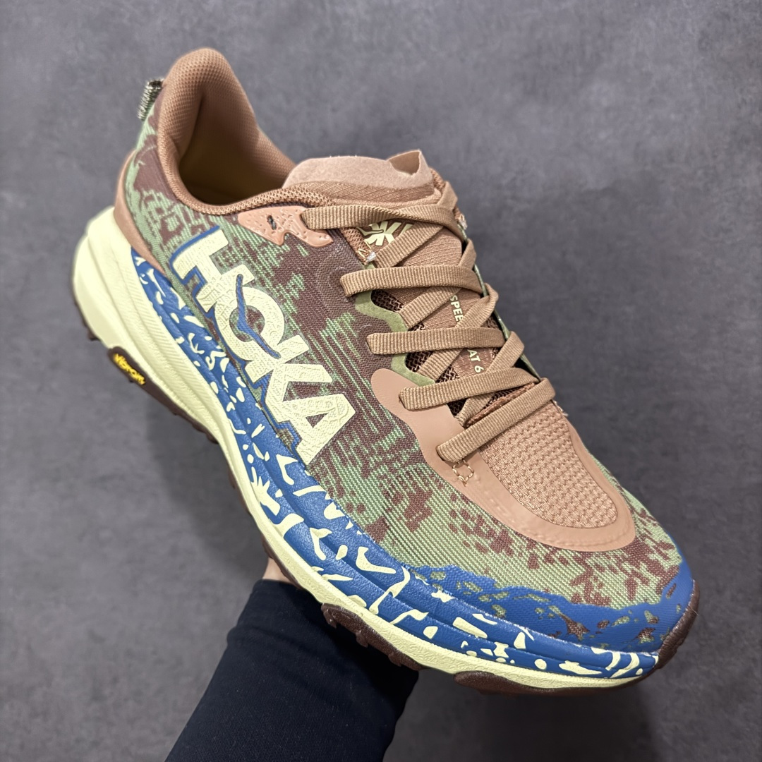 图片[3]-【公司级】HOKA M SPEEDGOAT 6 全新配色 HOKA ONE ONE是来自美国的跑步鞋知名品牌，创立于2009年，始终致力于为所有跑者提供更新、更好的跑步装备。相比常规跑鞋，HOKA ONE ONE特别研发使用性能独特的几何形跑鞋中底，此种鞋底更厚、更高、回弹性也更好，除了卓越的缓冲性能，它还能为各种阶段的跑者带来更具动 感、更加稳定的跑步体验。HOKA ONE ONE从设计之初就清楚意识到，要保证跑者步幅的均匀一致，双脚自然而然的运动至关重要 货号：1147791-MPLC 尺码：36 37 38 39 40 40.5 41 42 43 44 45 46 编码：FSB240250-选品中心