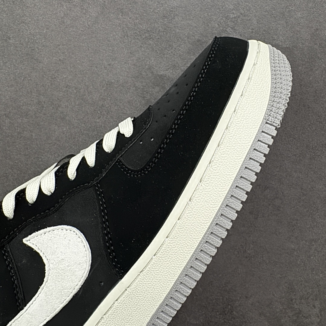 图片[5]-【定制版】NIke Air Force 1 \’07 Low 墨黑灰白 空军一号低帮 运动鞋 休闲鞋 折边针车 工艺难度大 原楦头原纸板 高端定制鞋盒 原厂鞋底 超高清洁度 细节完美 货号：FQ3544-001 尺码：36 36.5 37.5 38 38.5 39 40 40.5 41 42 42.5 43 44 44.5 45 编码：HXSB310320-选品中心