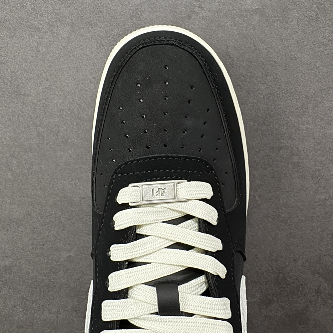 图片[8]-【定制版】NIke Air Force 1 \’07 Low 墨黑灰白 空军一号低帮 运动鞋 休闲鞋 折边针车 工艺难度大 原楦头原纸板 高端定制鞋盒 原厂鞋底 超高清洁度 细节完美 货号：FQ3544-001 尺码：36 36.5 37.5 38 38.5 39 40 40.5 41 42 42.5 43 44 44.5 45 编码：HXSB310320-选品中心