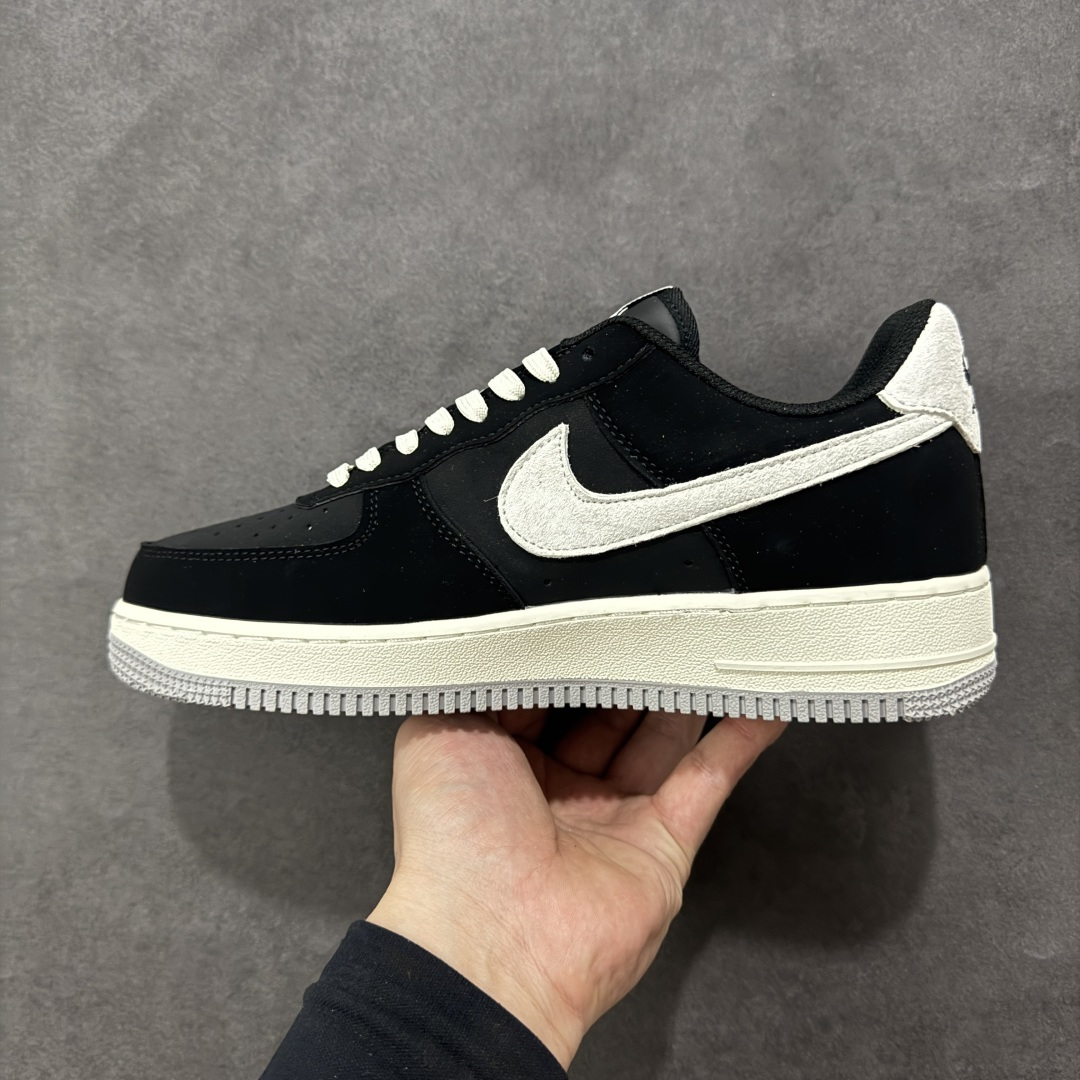 图片[2]-【定制版】NIke Air Force 1 \’07 Low 墨黑灰白 空军一号低帮 运动鞋 休闲鞋 折边针车 工艺难度大 原楦头原纸板 高端定制鞋盒 原厂鞋底 超高清洁度 细节完美 货号：FQ3544-001 尺码：36 36.5 37.5 38 38.5 39 40 40.5 41 42 42.5 43 44 44.5 45 编码：HXSB310320-选品中心