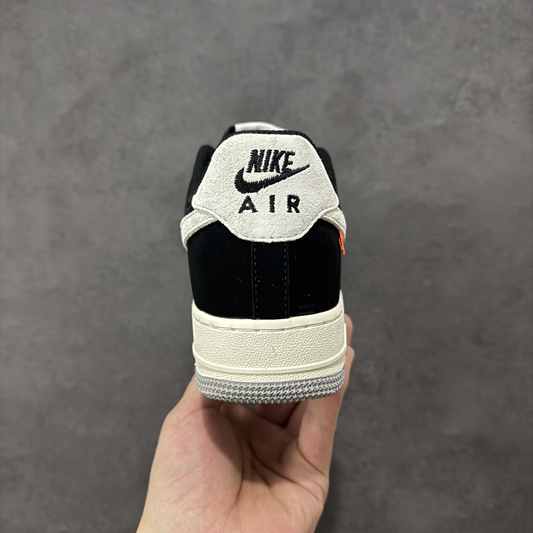 图片[4]-【定制版】NIke Air Force 1 \’07 Low 墨黑灰白 空军一号低帮 运动鞋 休闲鞋 折边针车 工艺难度大 原楦头原纸板 高端定制鞋盒 原厂鞋底 超高清洁度 细节完美 货号：FQ3544-001 尺码：36 36.5 37.5 38 38.5 39 40 40.5 41 42 42.5 43 44 44.5 45 编码：HXSB310320-选品中心